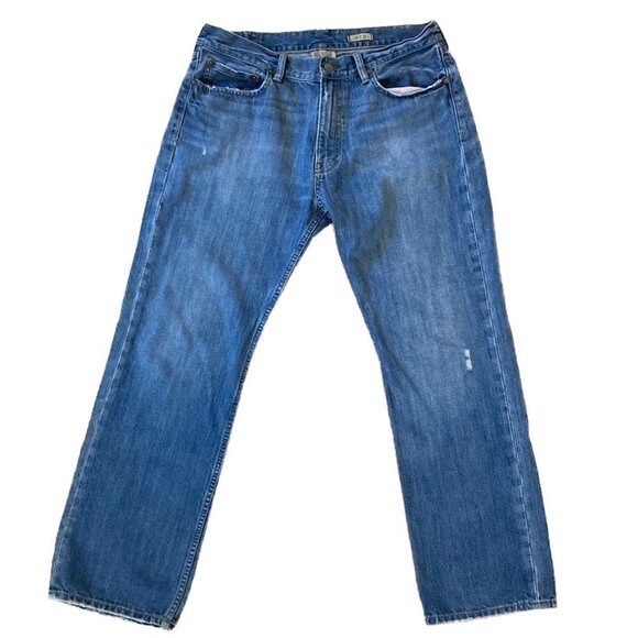 Polo Ralph Lauren 867 Medium Wash Classic Fit Distressed Jeans Size 34x30 - Picture 10 of 10